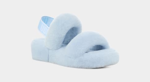 Light blue ugg sales slides