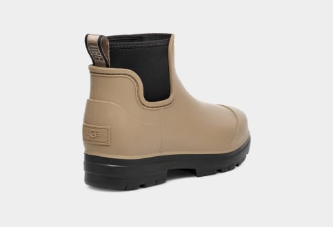 Taupe top rain boots