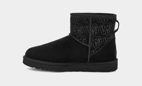Ugg classic 2025 mini sparkle black