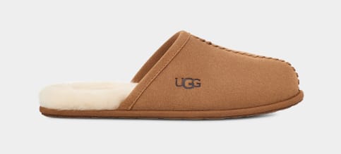 Scuff deco suede slipper deals