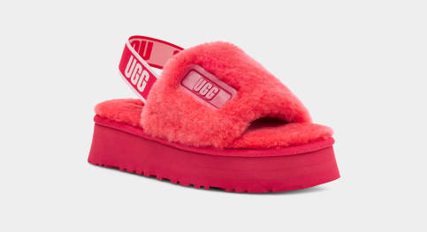Pink ugg disco 2025 slides