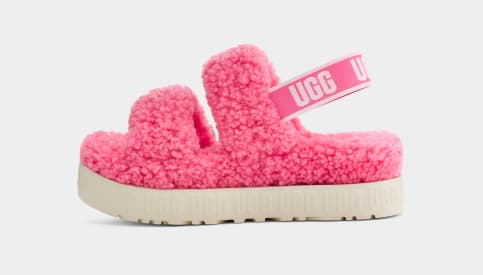Ugg fluffita discount slides pink