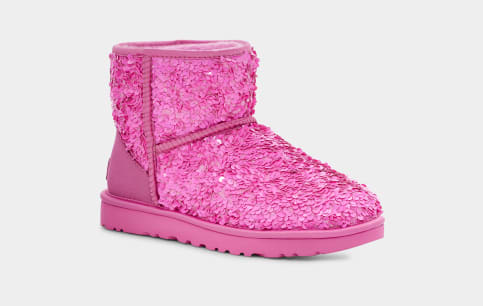 Pink sequin deals ugg