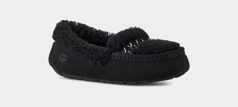 Women's ugg ansley best sale puff bow slipper stores