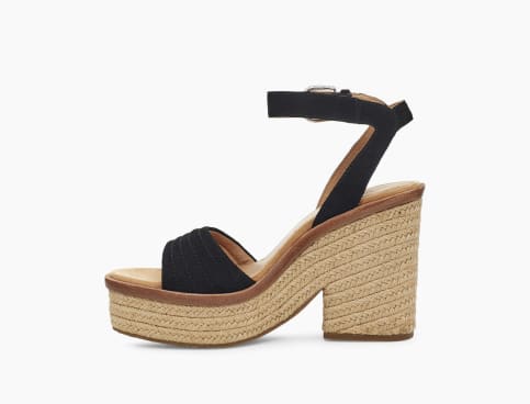 Ugg laynce ankle strap platform sandal sales