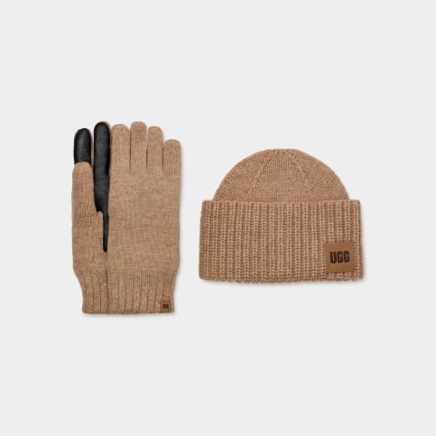 Uggs scarf 2025 and gloves set