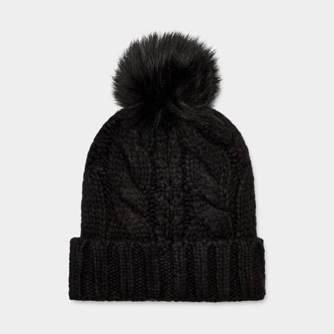 UGG® 公式【 ケーブル ビーニー W ポム|Cable Beanie W Pom 