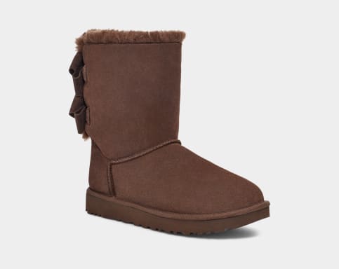 Ugg chocolate 2025 bailey bow