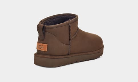 Classic mini leather waterproof boot best sale ugg