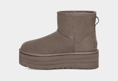 Ugg platform top ankle boots