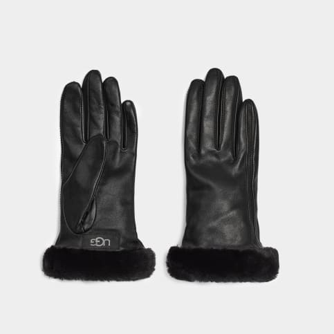 Womens leather shop tech gloves