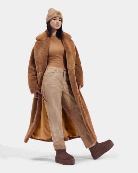 Women's Alesandra Faux Fur Wrap Coat | UGG®