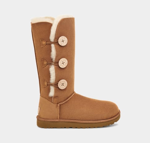 UGG Women's Chestnut Bailey Bow Tall II Boots - Round Toe