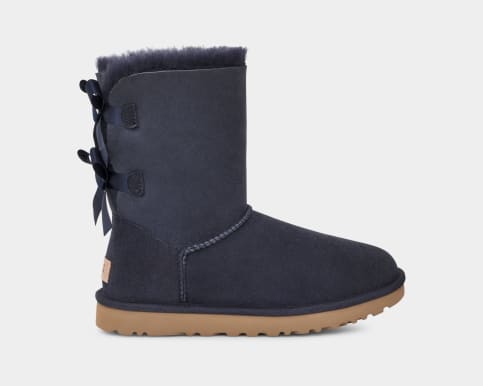 Navy uggs with best sale bows