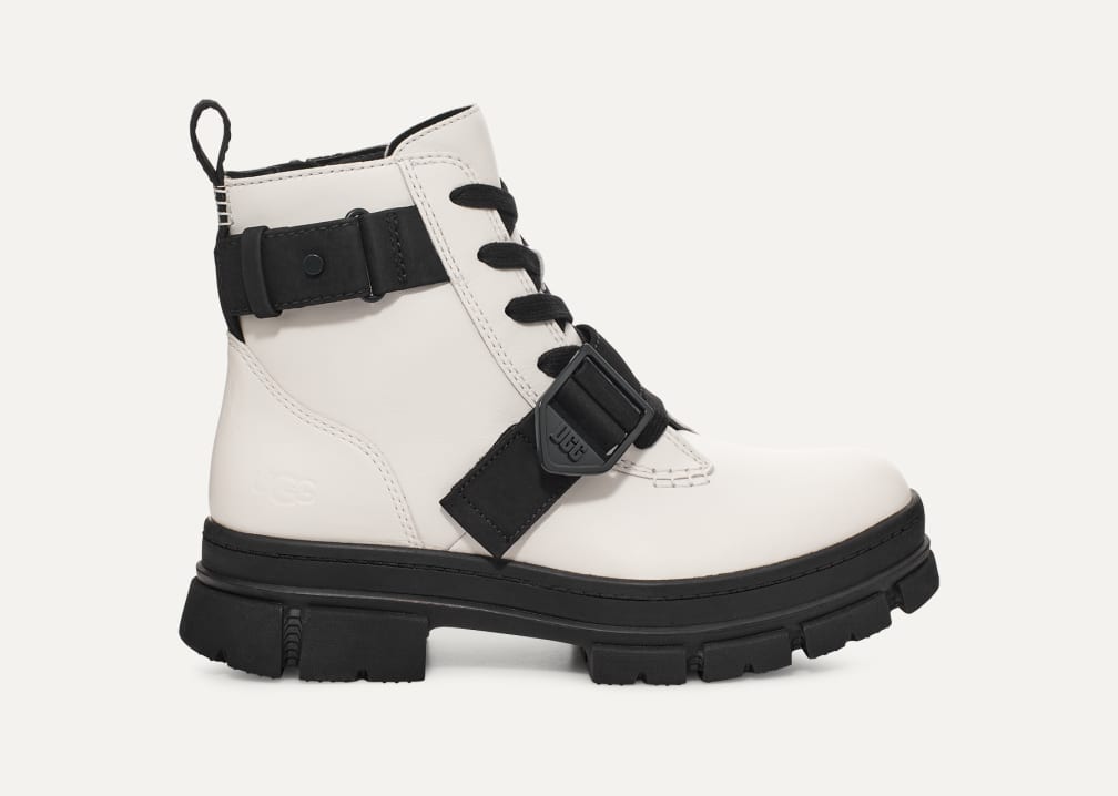 Black lace up uggs discount
