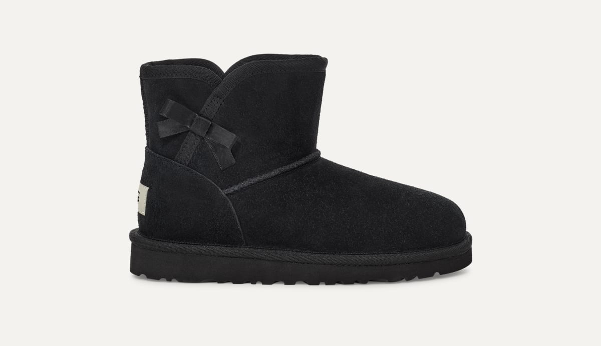 Ugg black mini bailey bow on sale