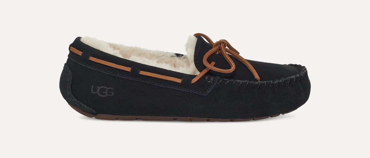 Black ugg moccasins shop