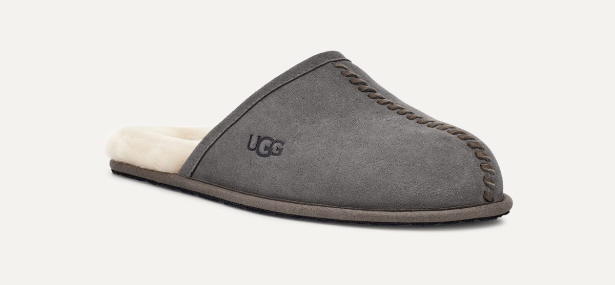 Mannen Pantoffels Ugg Shaggy Ugg Pantoffels Grijs Ugg CLASSIC SLIP