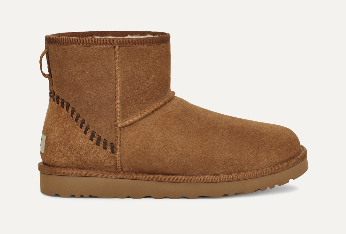 Stivali UGG Classic Mini Deco in pelle scamosciata da uomo UGG EU