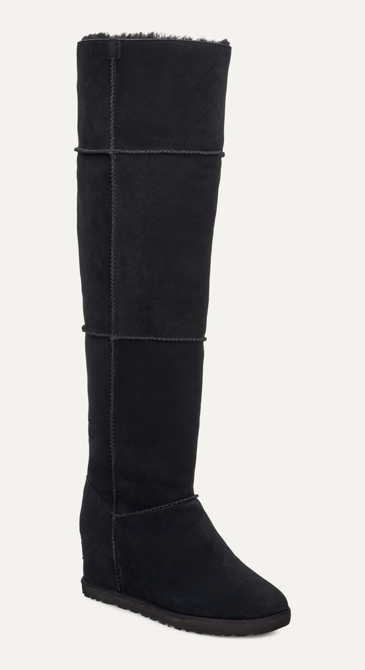 Knee high black ugg boots shop