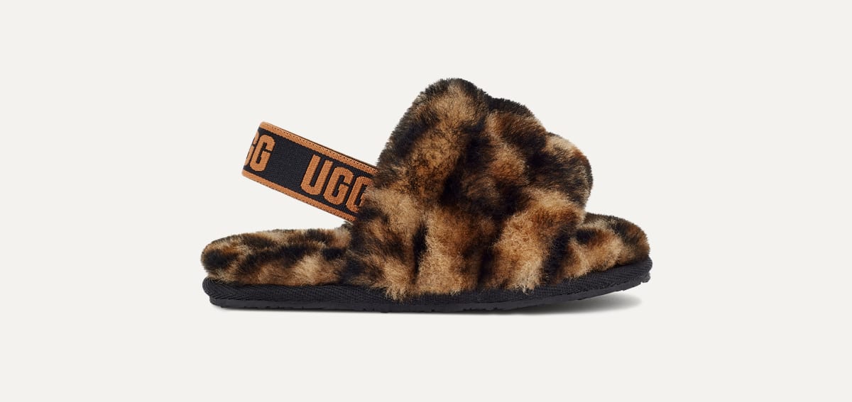 Ugg fluff slides kids hot sale