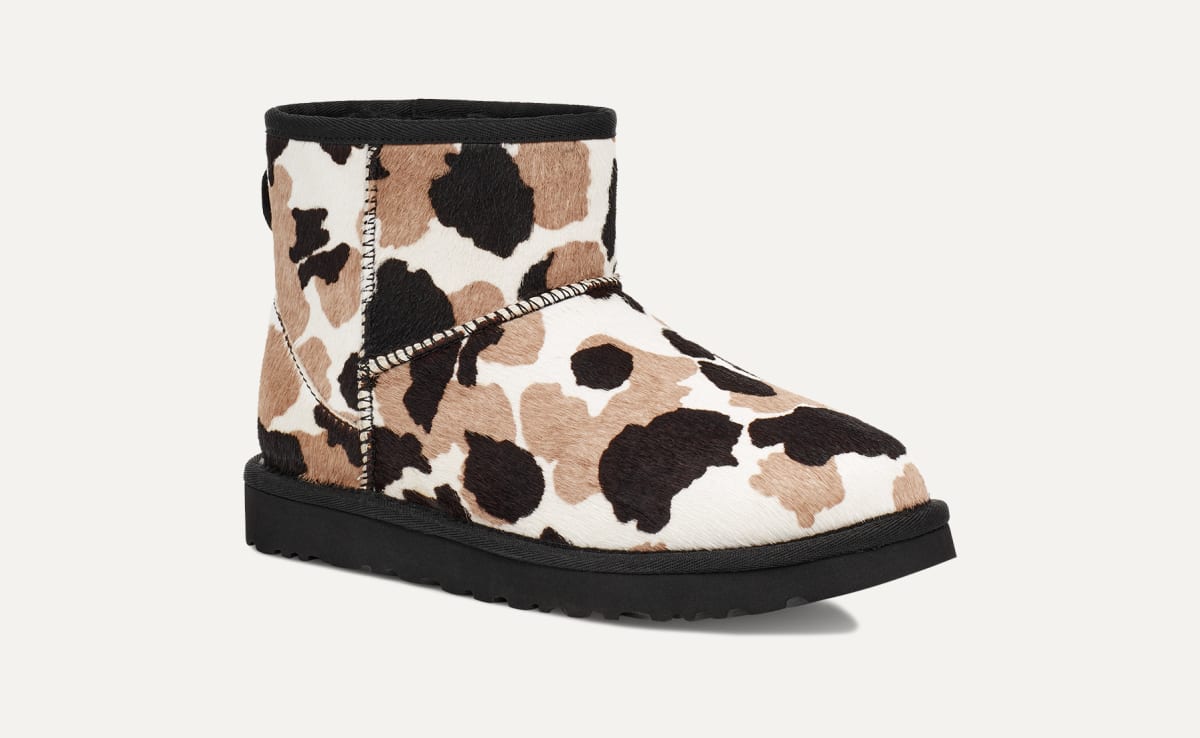 UGG Classic Mini Cow Print Boot for Women UGG UK