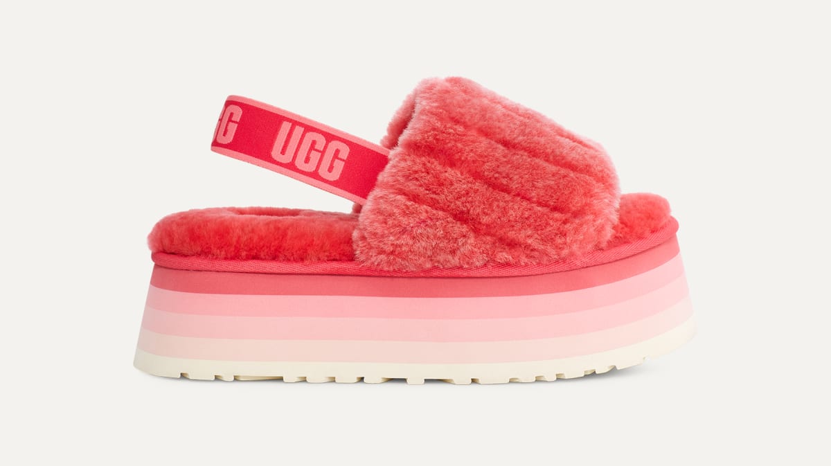 UGG Disco UGGfluff Corduroy Slide for Women UGG UK