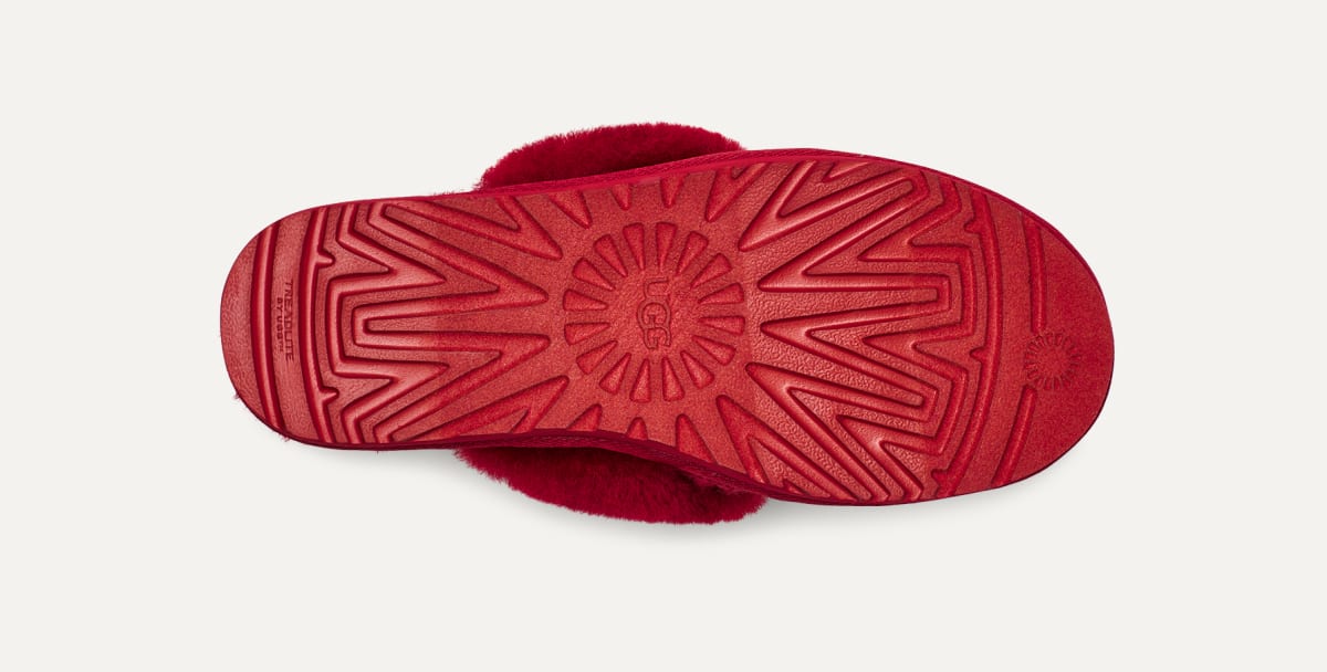 Red ugg slippers shop