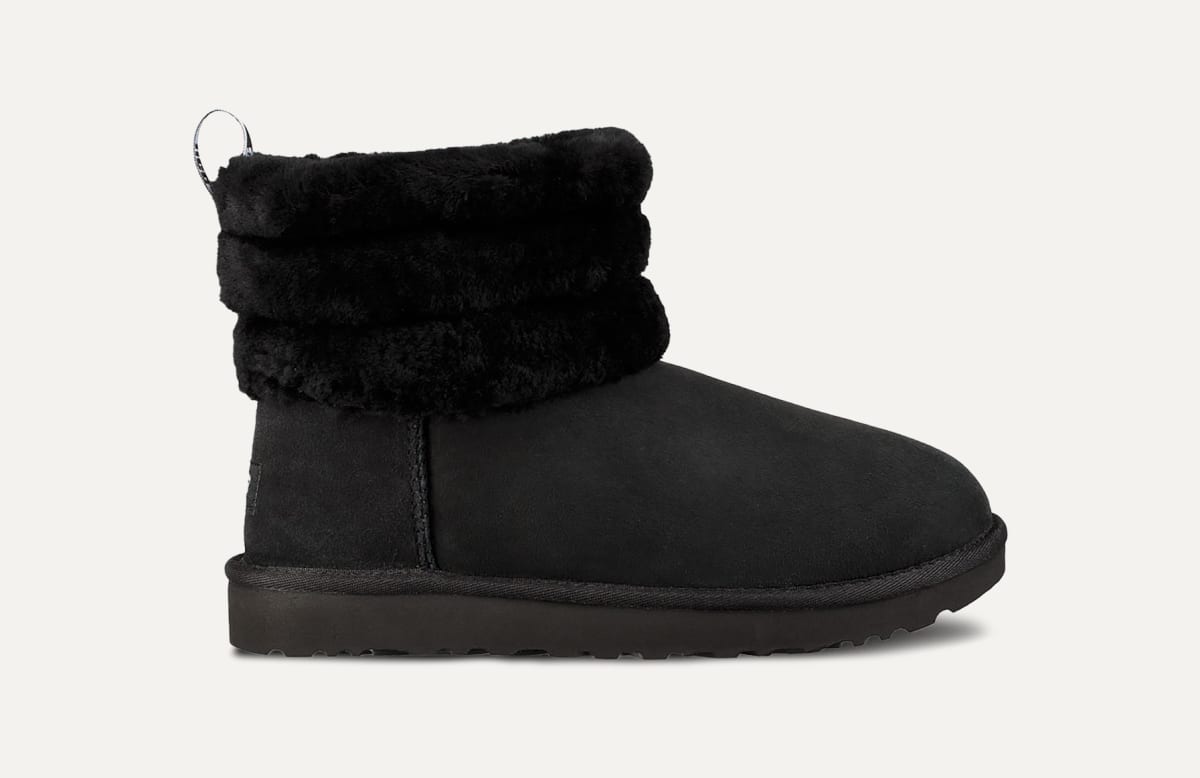 Fluff mini quilted logo boot cheap