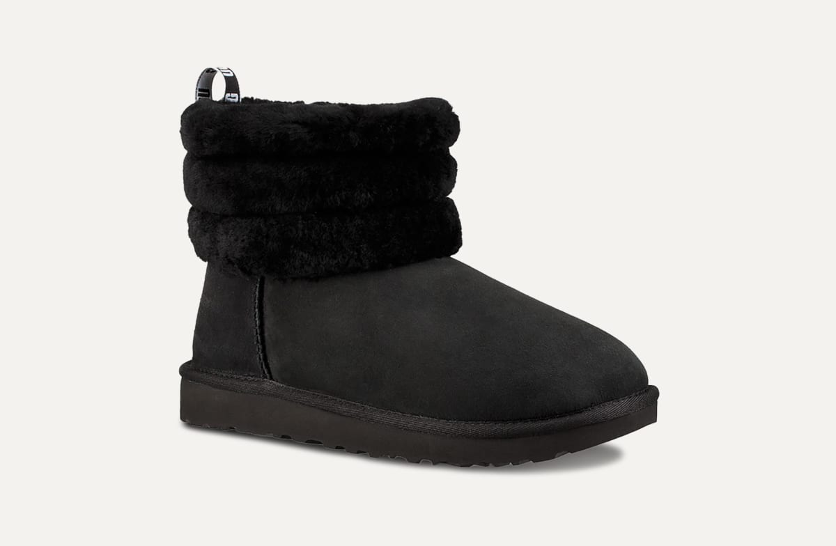 Classic mini fluff ugg boots hot sale