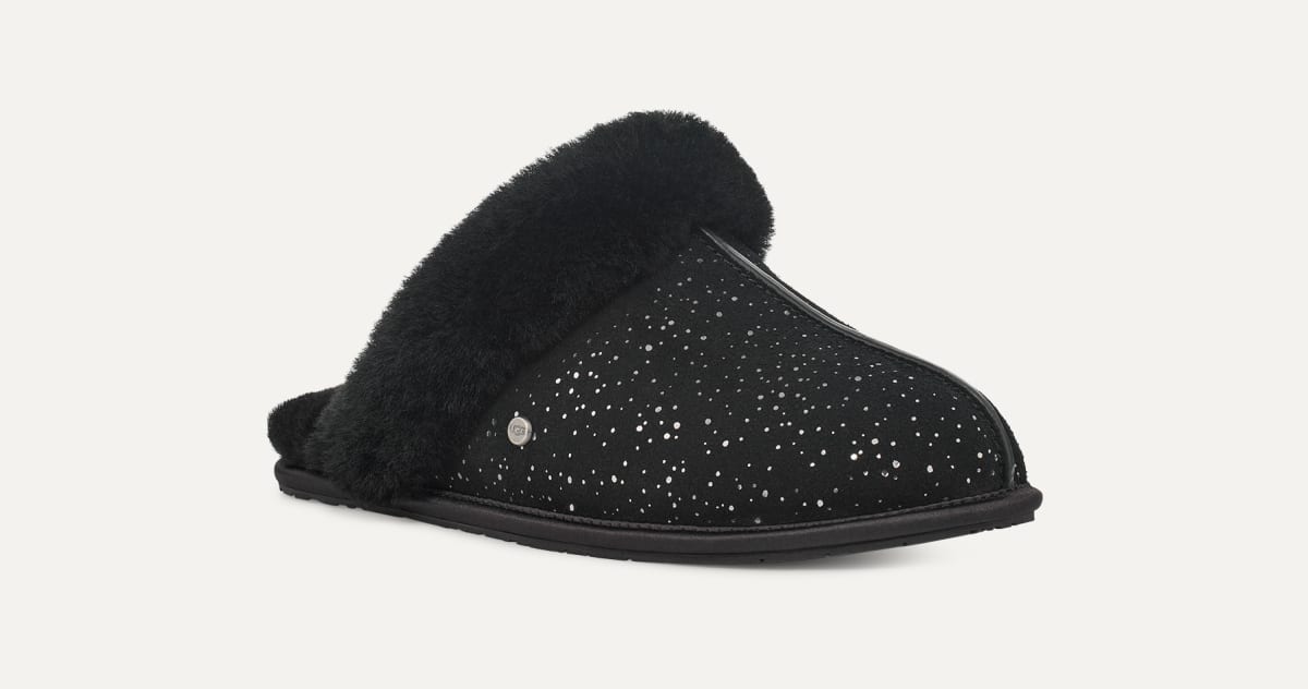 Ugg black sparkle slippers outlet