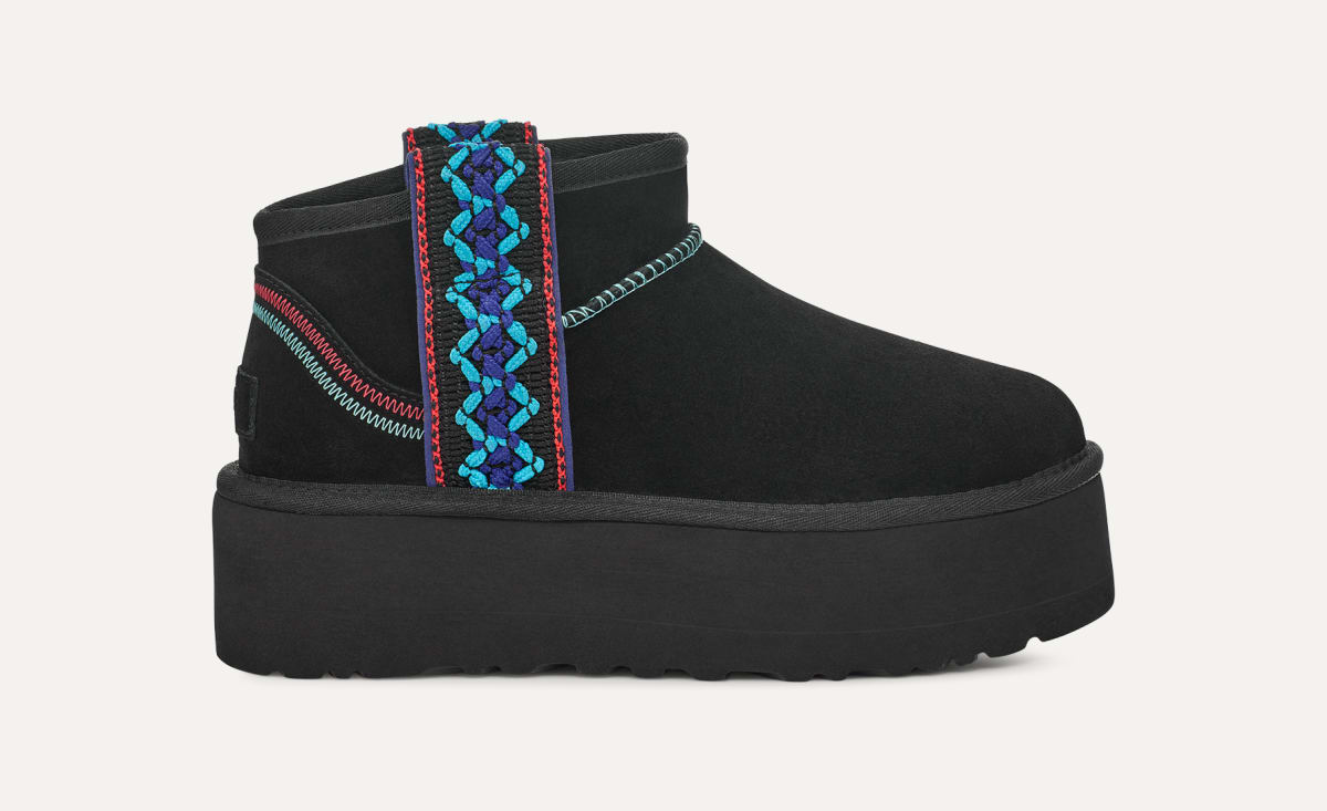 UGG Classic Ultra Mini Braid Platform Boot for Women UGG UK