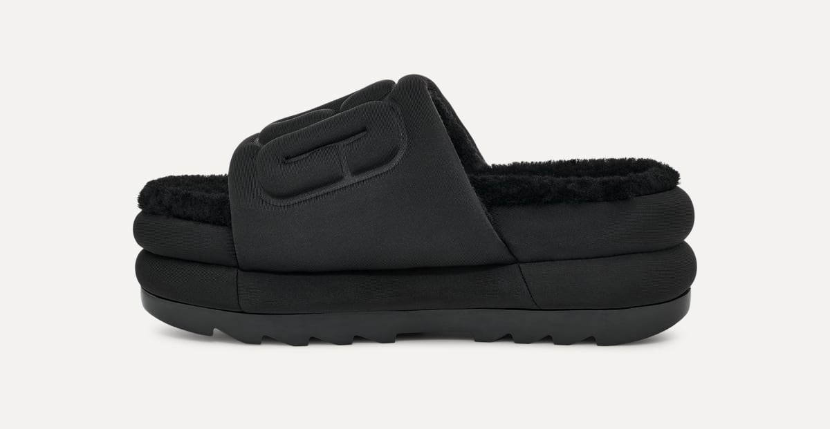 Women ugg fur slides store