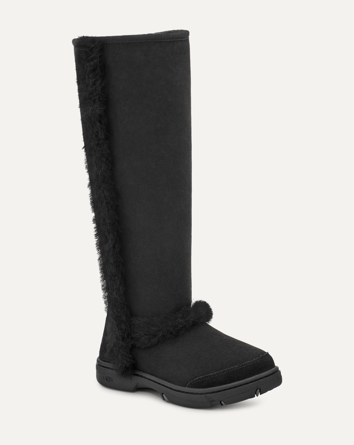 Black knee high ugg boots outlet