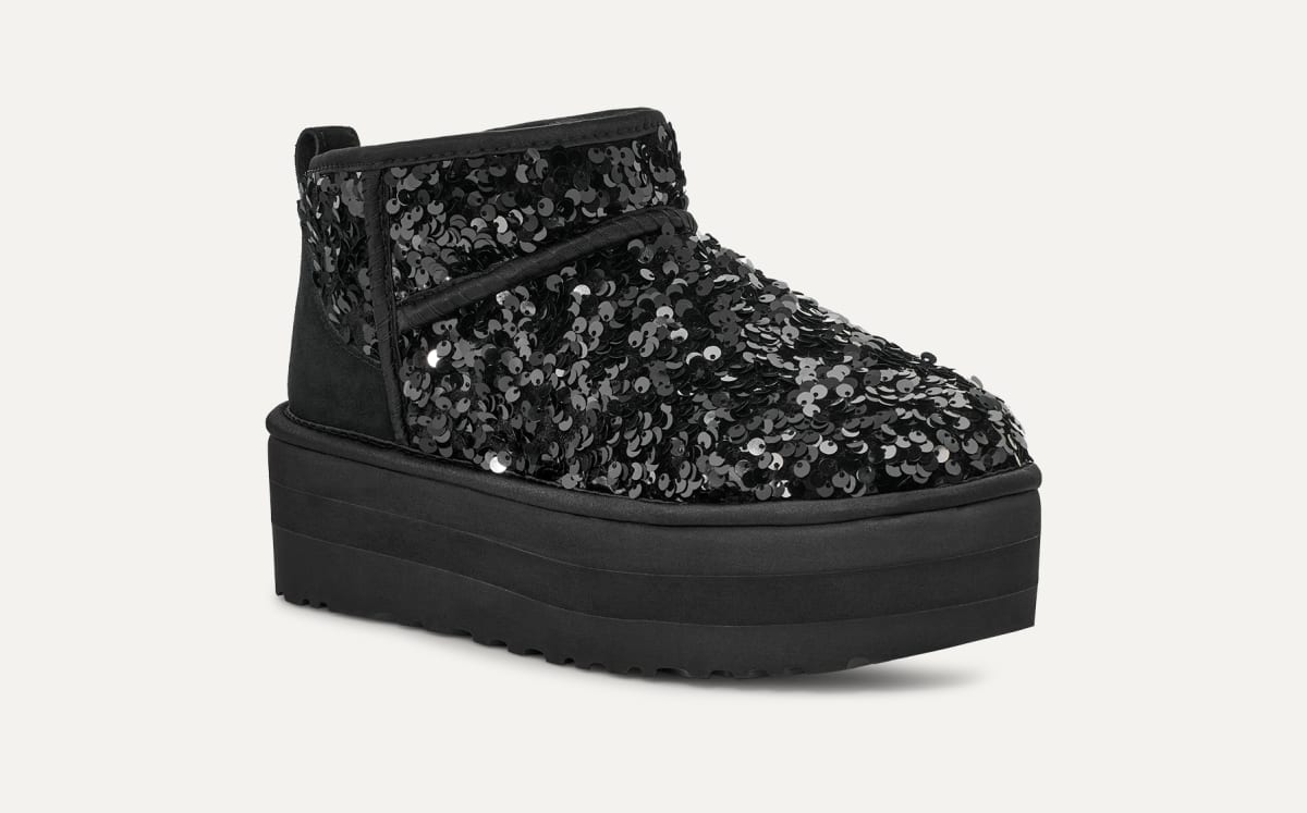 Womens ugg sequin boots discount