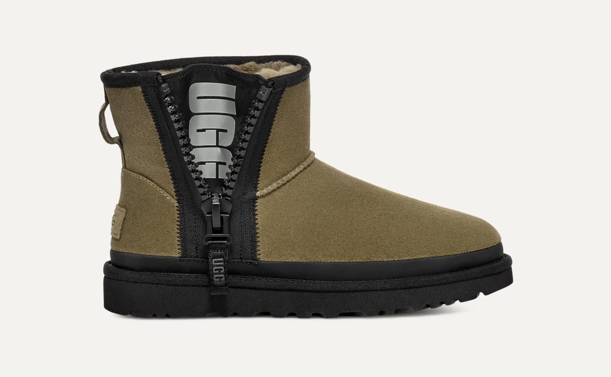 Leather uggs with zipper outlet