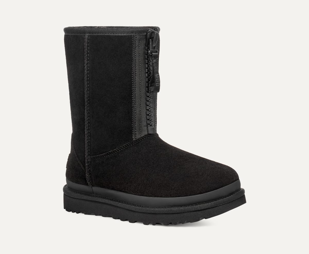 UGG Classic Short Zipper Tape Logo Boot for Women UGG UK