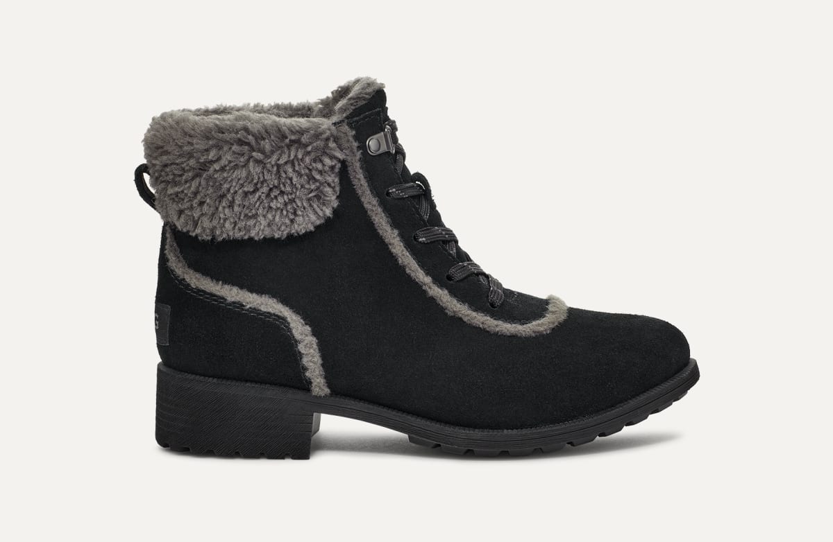 Women's ugg ankle boots with laces outlet