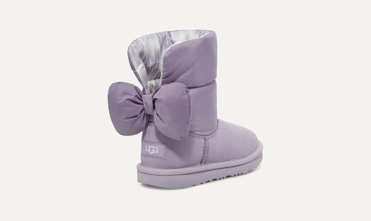 Ugg boots purple bow sale