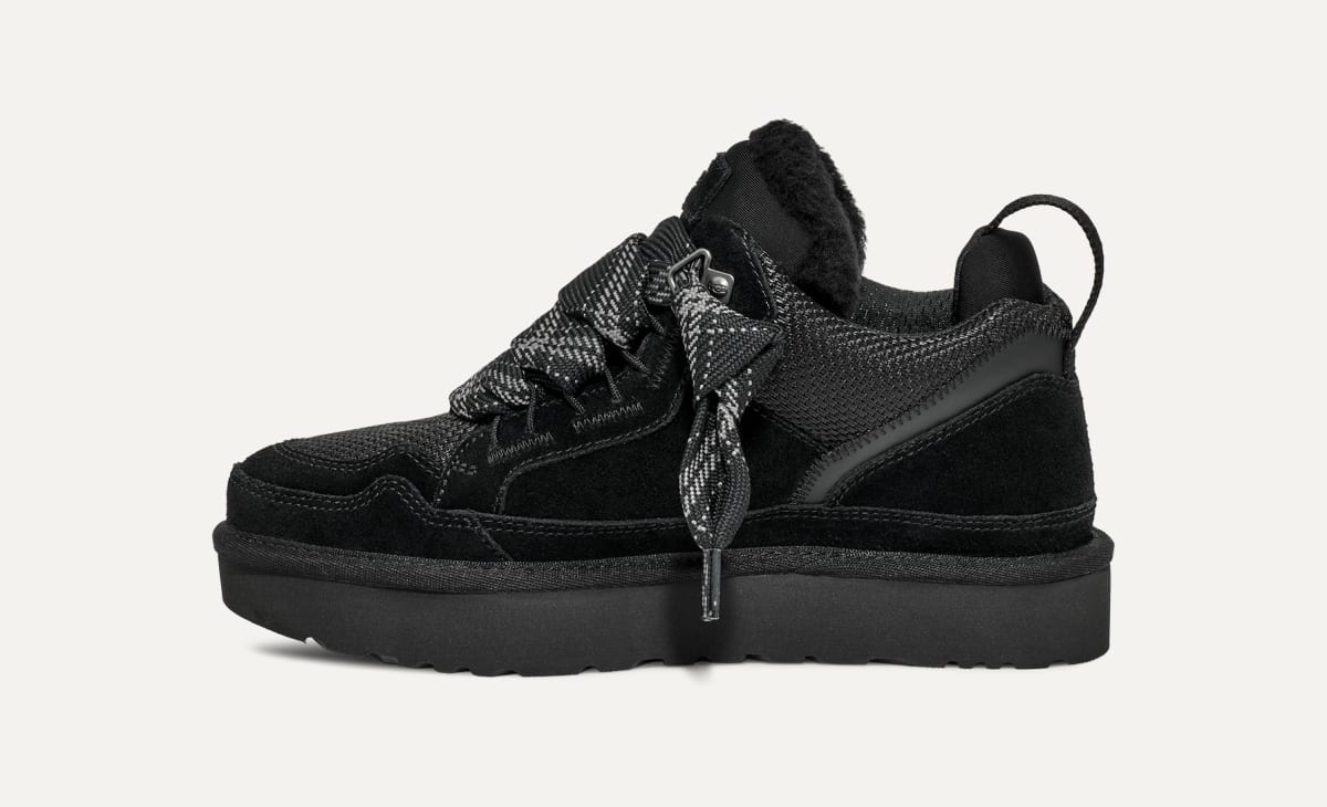 Black ugg trainers store