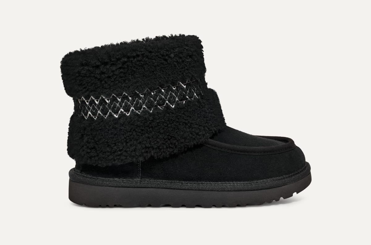 Womens black ugg boots size 7 hot sale