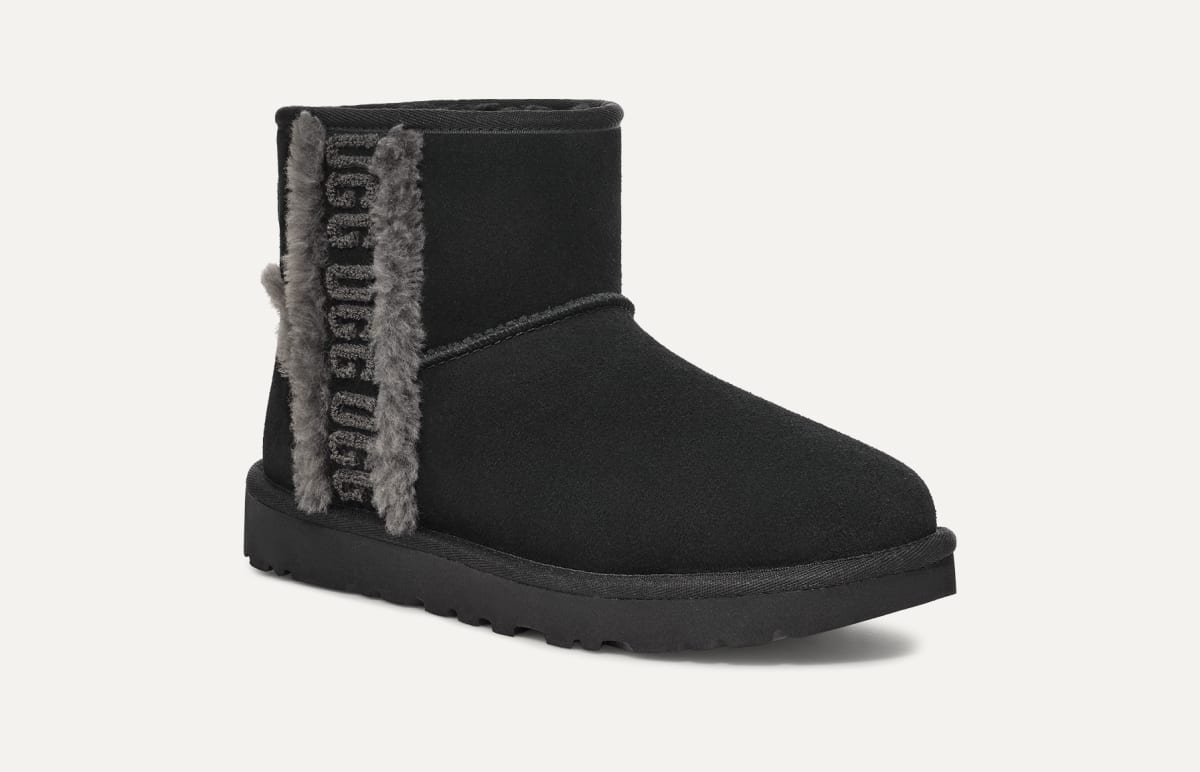 UGG Classic Mini Shearling Logo Boot for Women UGG Spain