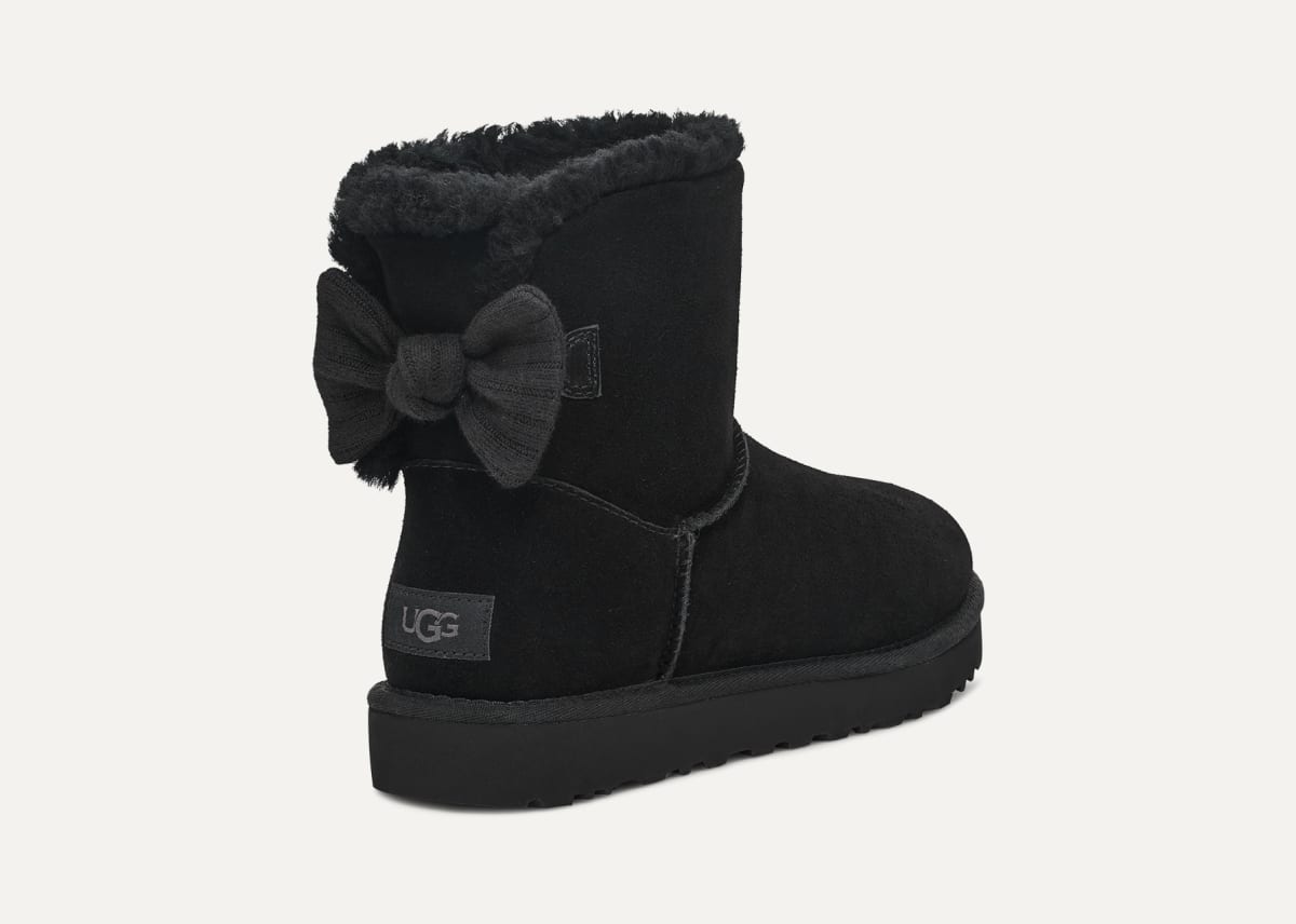 Stivaletti bassi Classic Mini Bailey con fiocco a coste UGG da donna UGG EU