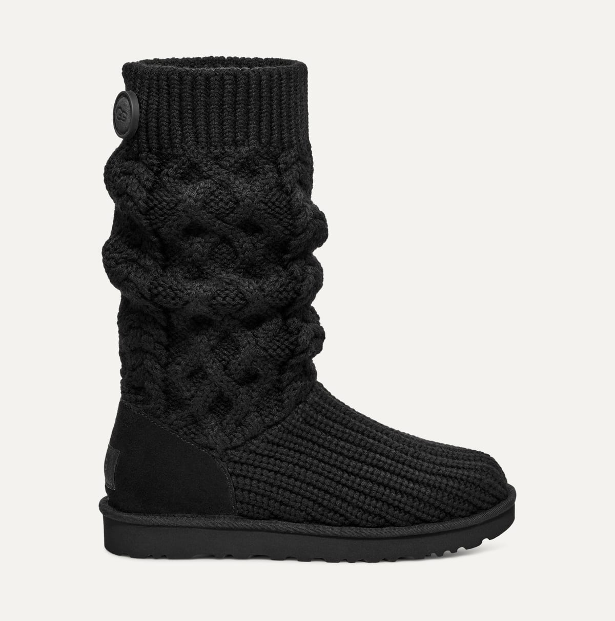 Black ladies ugg boots top