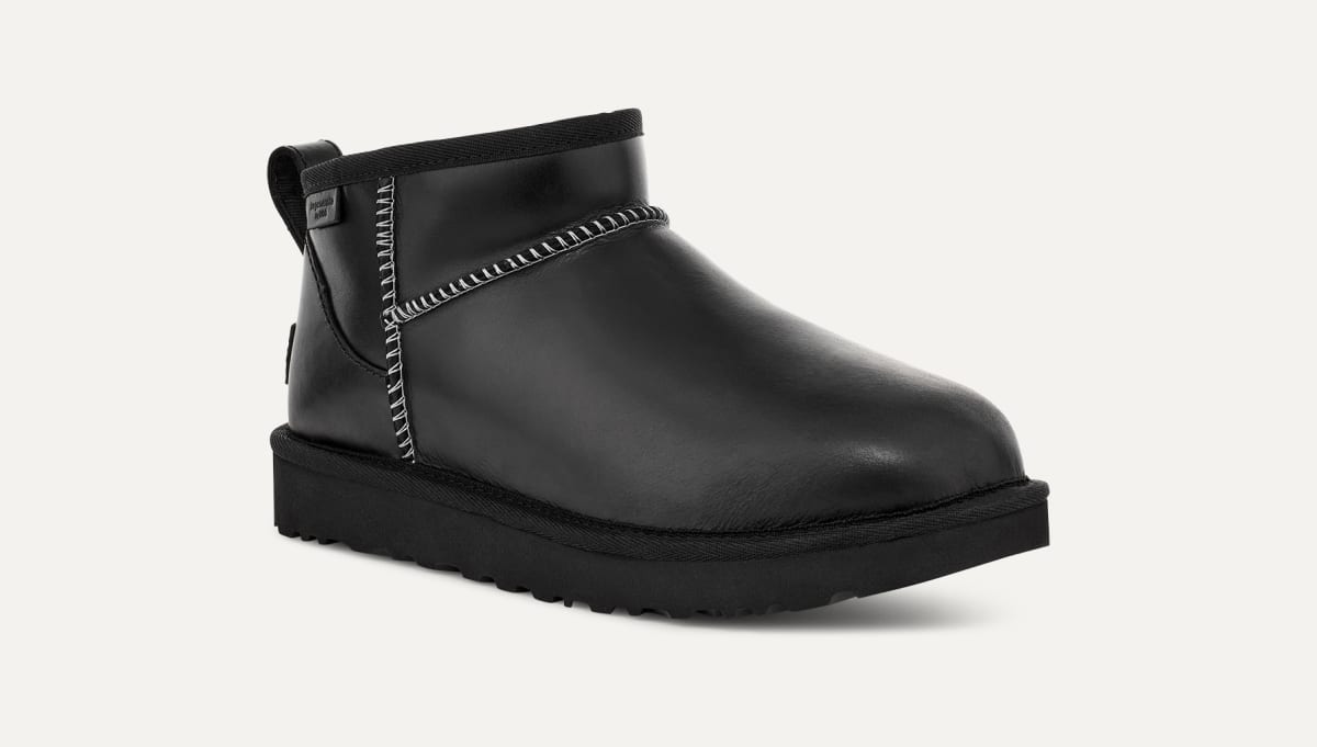 Ugg classic mini leather waterproof new arrivals