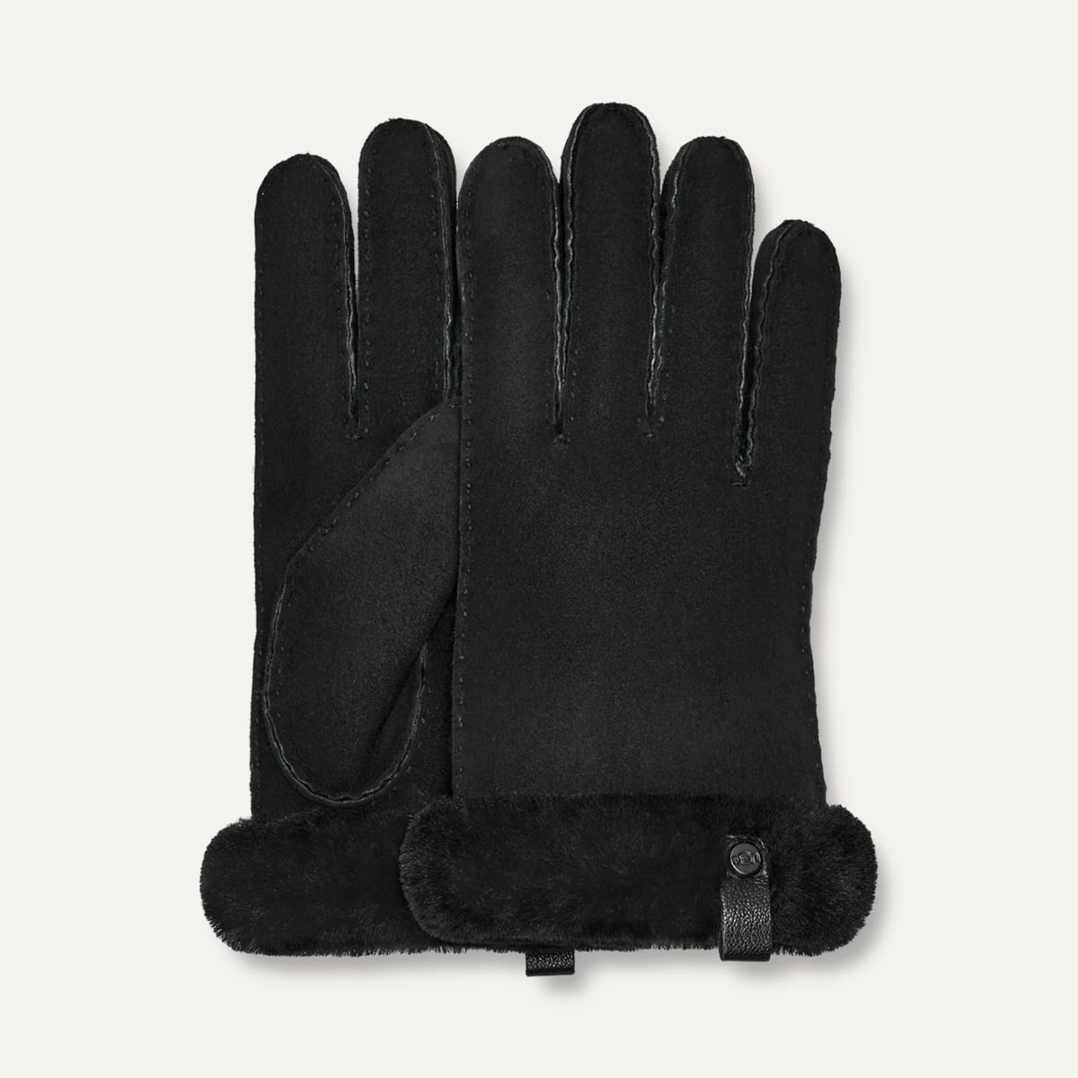 Gant ugg noir femme on sale