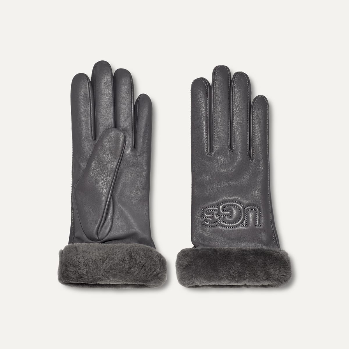 UGG W Classic Leather Logo Glove for Women UGG Finland