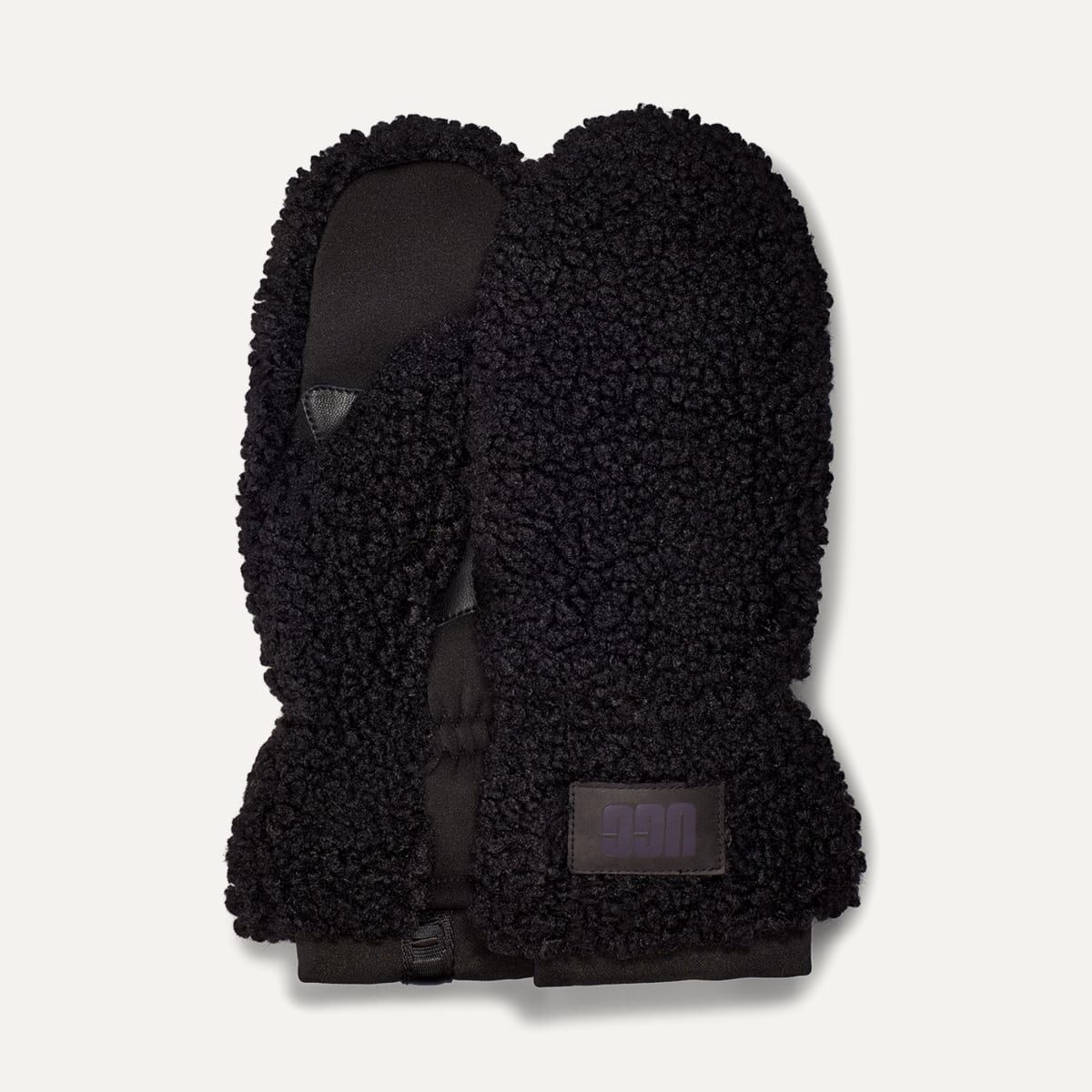 Black ugg mittens shop