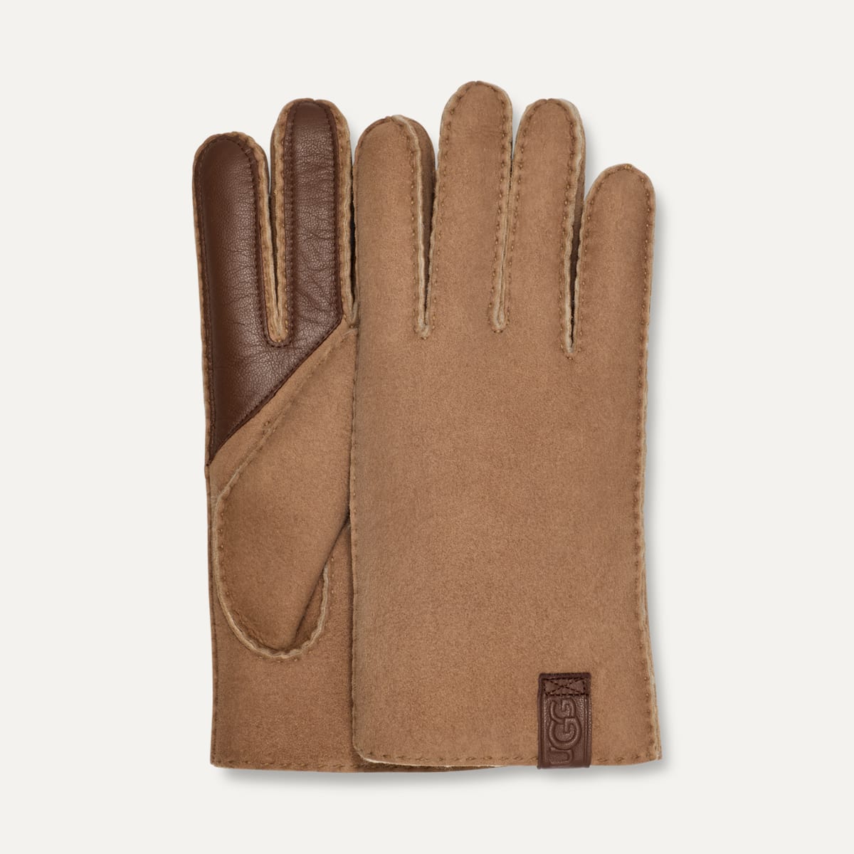 UGG Guanti in montone con cuciture a sopraffilo per Uomo UGG IT