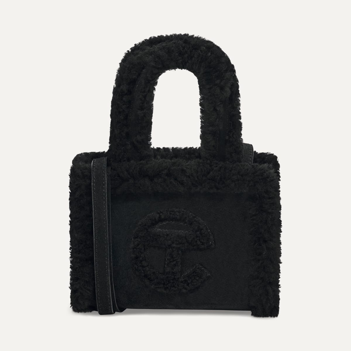 Black small telfar bag on sale